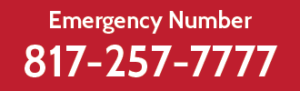 button to Emergency number 817-257-7777